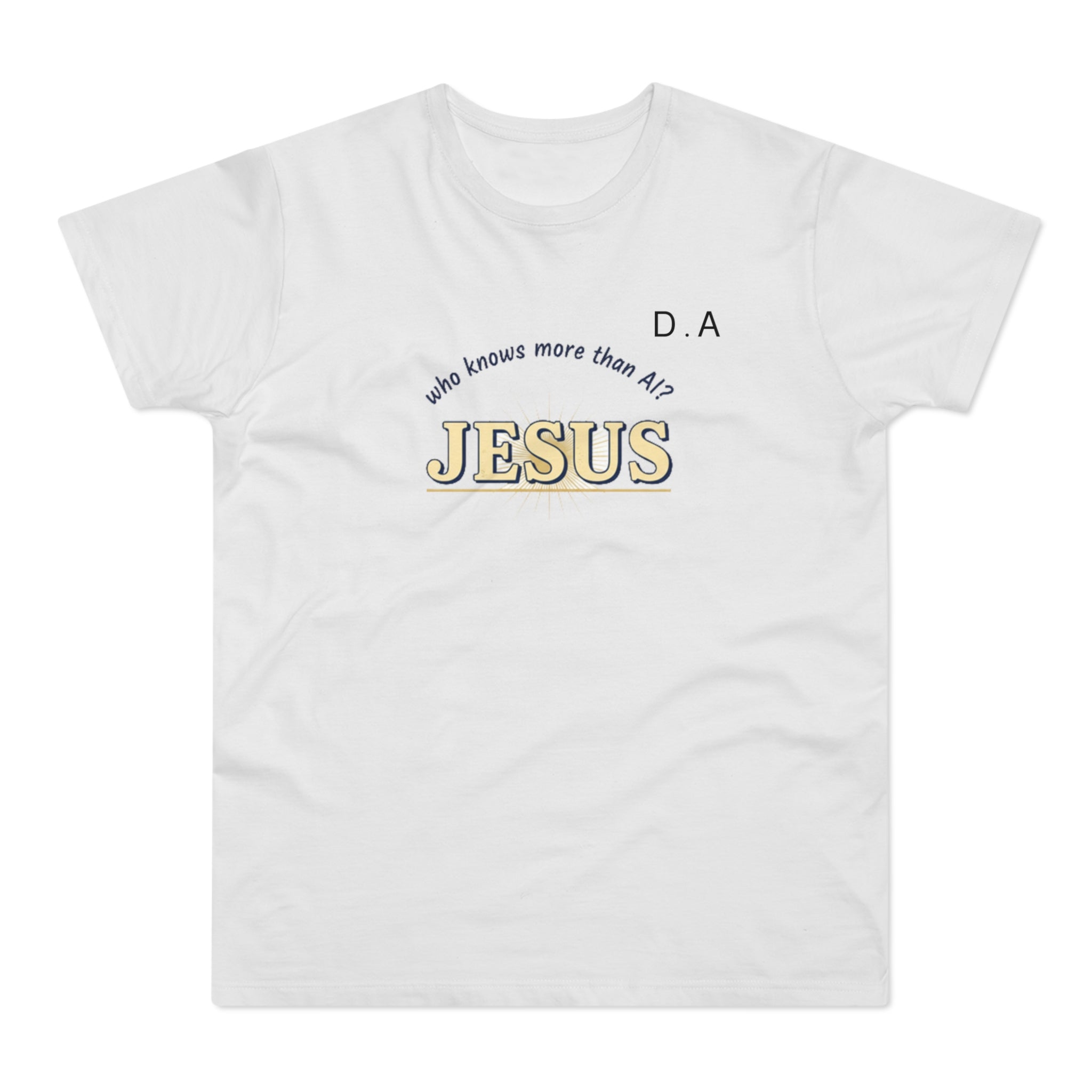 Jesus Faith T‑Shirt — "Who Knows More Than Me?" Religious Graphic Tee