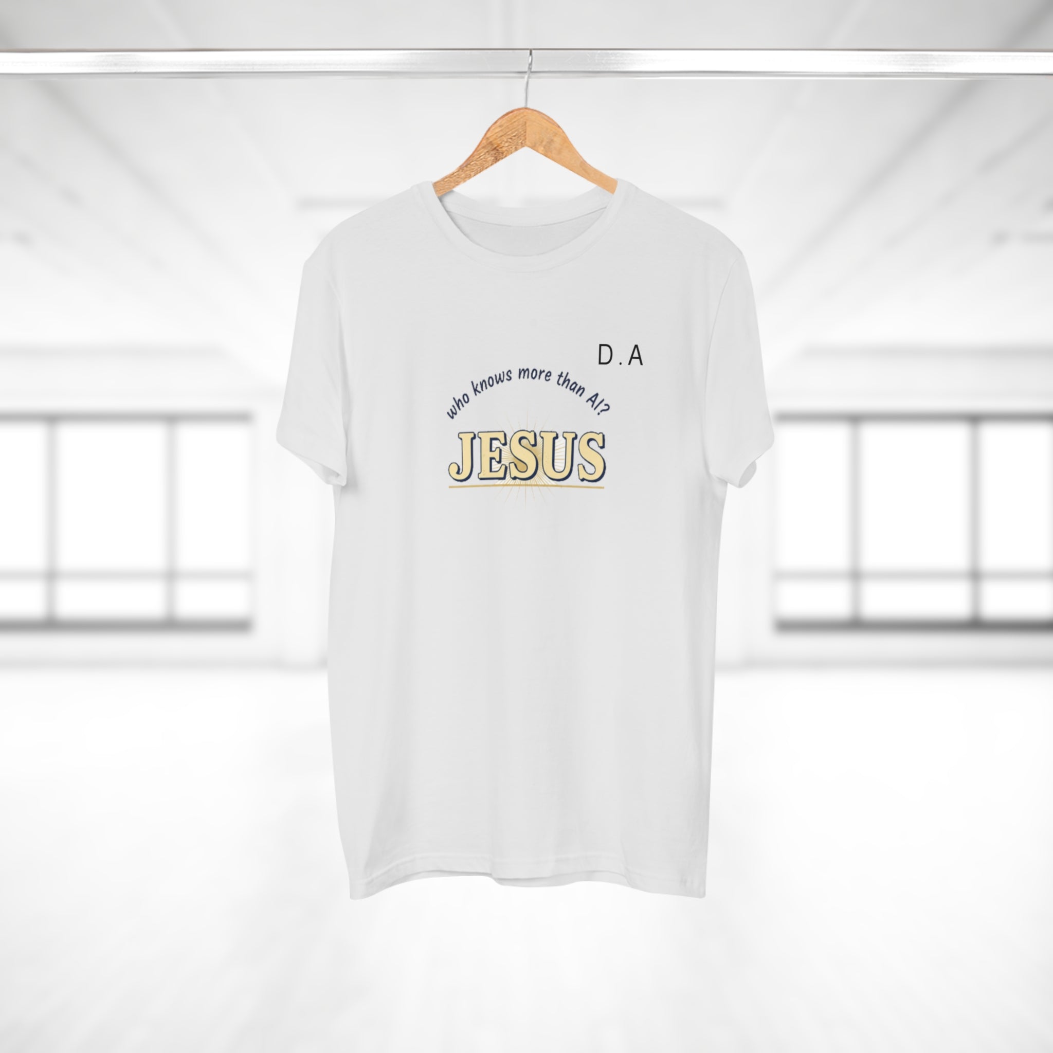 Jesus Faith T‑Shirt — "Who Knows More Than Me?" Religious Graphic Tee