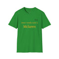 T-Shirt "Jesus I really want A Mclaren" Minimalist Monogram Tee