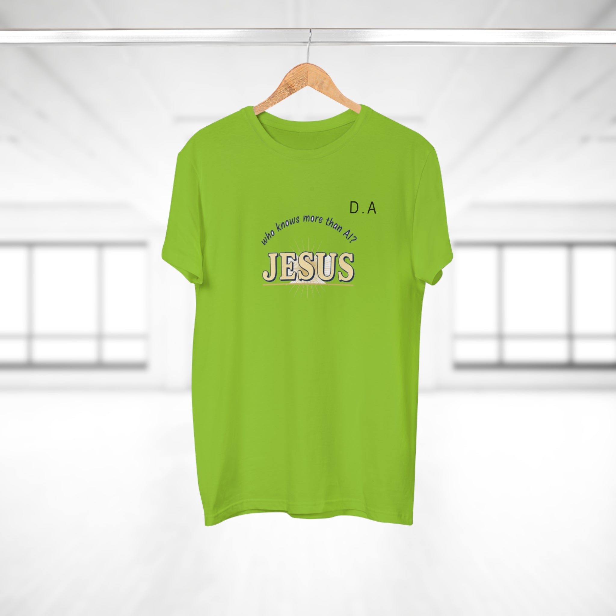 Jesus Faith T‑Shirt — "Who Knows More Than Me?" Religious Graphic Tee